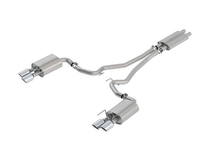Borla 2018-2023 Ford Mustang GT Touring Cat-Back Exhaust - Chrome Tips