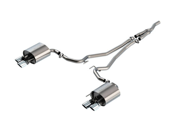Borla 2019-2023 Ford Mustang EcoBoost HPP S-Type Cat-Back Exhaust - Chrome Tips