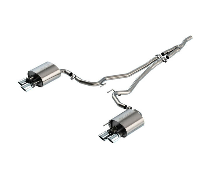 Borla 2019-2023 Ford Mustang EcoBoost HPP S-Type Cat-Back Exhaust - Chrome Tips