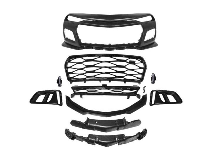 FFP 2016-2018 Chevrolet Camaro ZL1 Style Front Bumper Conversion Kit With DRL Light