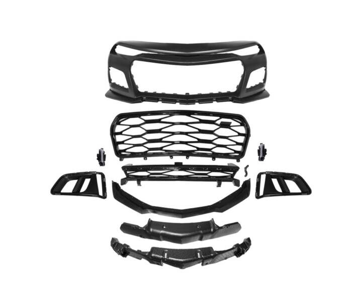 FFP 2016-2018 Chevrolet Camaro ZL1 Style Front Bumper Conversion Kit With DRL Light
