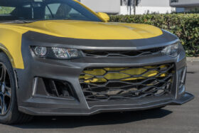 FFP 2016-2018 Chevrolet Camaro ZL1 Style Front Bumper Conversion Kit With DRL Light - Image 3