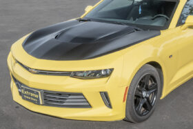EOS 2016-2024 Chevrolet Camaro 'ZL1 Style' Aluminum Front Air Vented Hood Cover - image 3