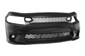 FFP 2015-2024 Dodge Charger SRT Hellcat Style Front Bumper Set - Fog Lights - Image 2