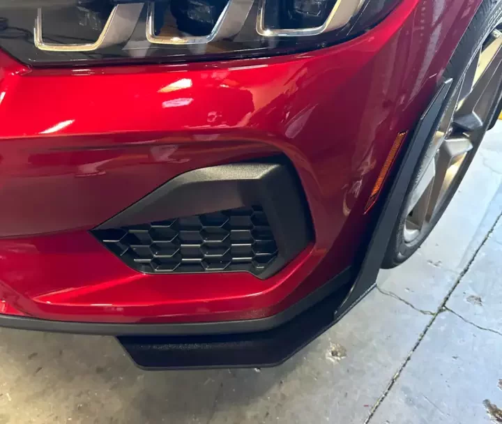 ZL1 Addons 2024 Ford Mustang GT/EcoBoost GT500 Style Front Splitter Winglet Fender Extensions