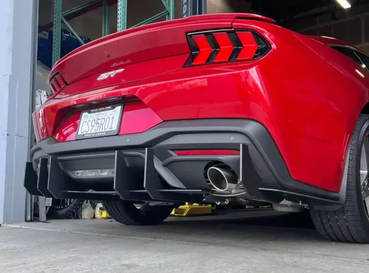 ZL1 Addons 2024 Ford Mustang GT/EcoBoost Stealth Diffuser