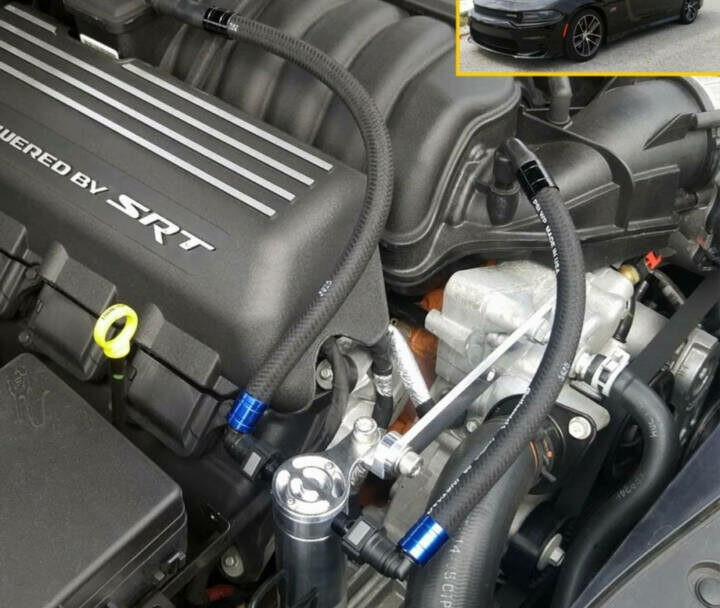 UPR Products 2011-2022 Dodge Pro-Series Catch Can For 5.7 / 6.4 Hemi Engines -Scat or Shaker- Plug N Play
