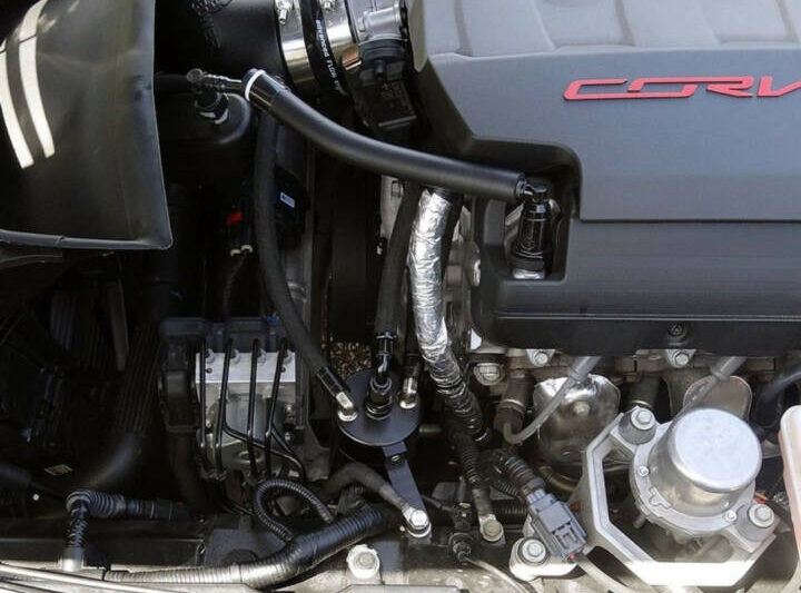 UPR Products 2014-2019 Chevrolet Corvette C7 Z51 (Dry Sump) Dual Valve Oil Catch Can CSS