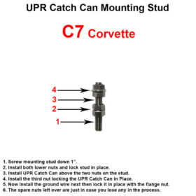 UPR Products 2014-2017 Chevrolet Corvette C7 NON-Z51 Single Valve Oil Catch Can - Image 2