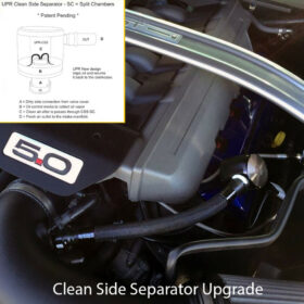UPR Products 2015-2023 Ford Mustang GT Single Valve Oil Catch Can Separator Plug N Play - Image 2