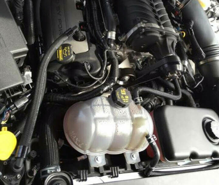 UPR Products 2015-2023 Ford Mustang GT Single Valve TVS VMP Oil Catch Can Plug N Play