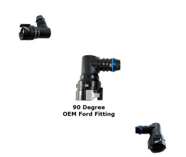 UPR Products OEM Style PCV Snap Fitting 90* Angle for Oil Catch Can 5/8 x 15.82 mm