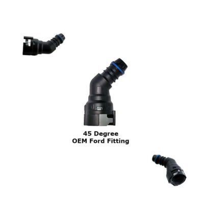 UPR Products OEM Style PCV Snap Fitting 45* Angle for Oil Catch Can 5/8 x 15.82mm