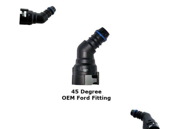 UPR Products OEM Style PCV Snap Fitting 45* Angle for Oil Catch Can 5/8 x 15.82mm