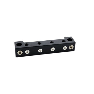 UPR Products 1/8 NPT Sensor Distribution Block Aluminum Black