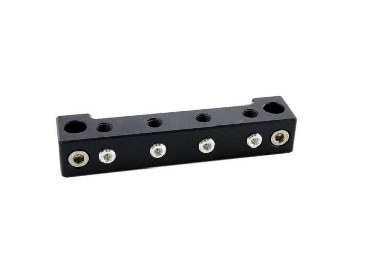 UPR Products 1/8 NPT Sensor Distribution Block Aluminum Black