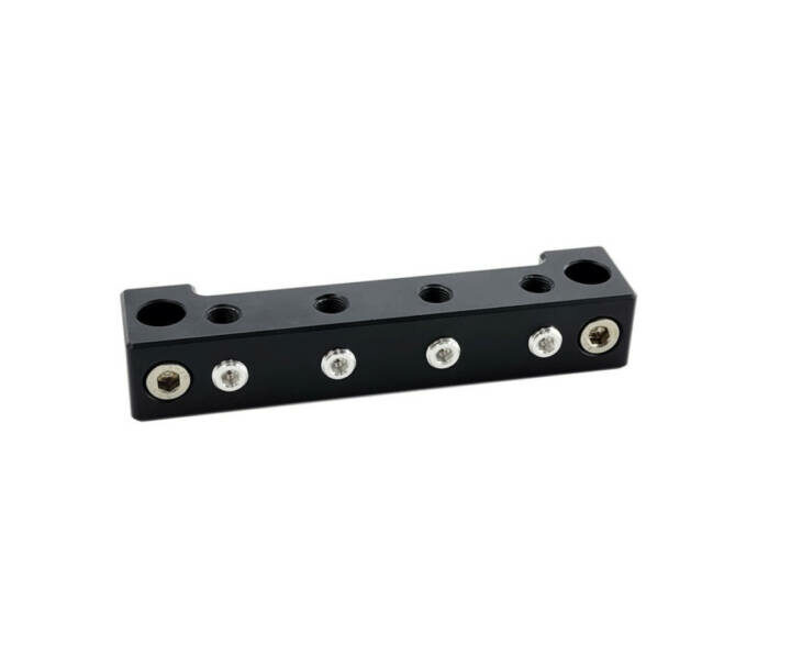 UPR Products 1/8 NPT Sensor Distribution Block Aluminum Black