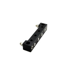 UPR Products 1/8 NPT Sensor Distribution Block Aluminum Black - Image 1