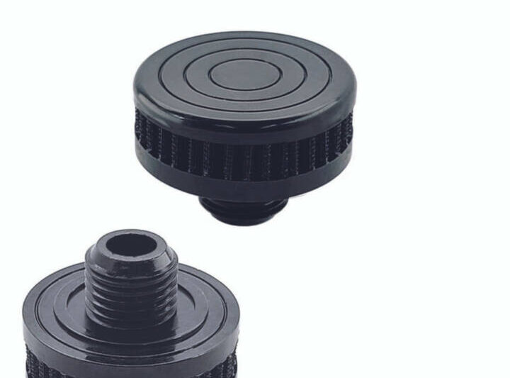 UPR Products Black UPR Valve Cover Breather Filter Screw In & Push On