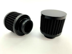 UPR Products Black UPR Valve Cover Breather Filter Screw In & Push On - Image 3