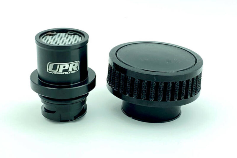 UPR Products Ford GM Baffled Billet One-Way Valve Cover Crankcase Breather Kit
