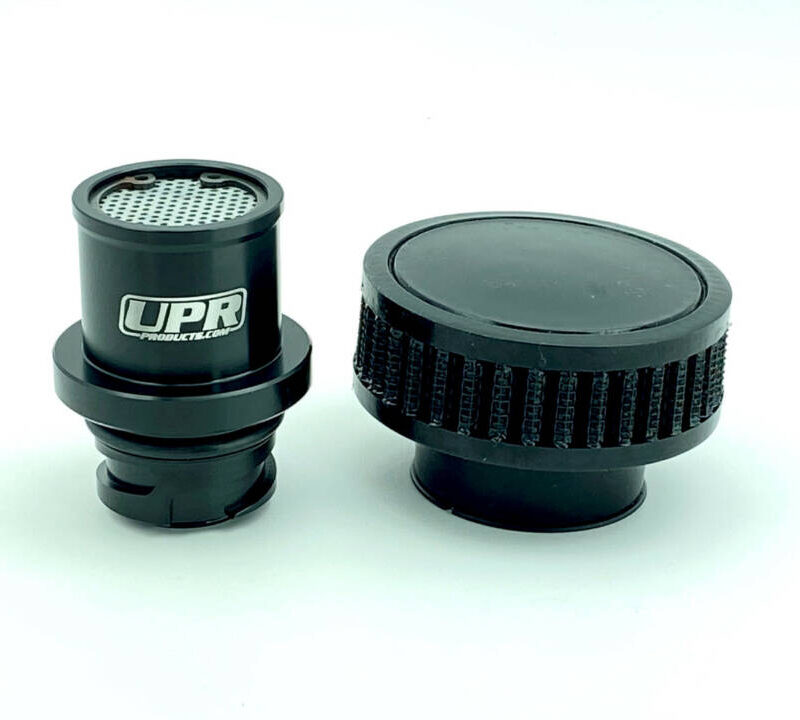 UPR Products Ford GM Baffled Billet One-Way Valve Cover Crankcase Breather Kit