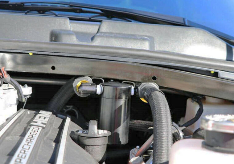 UPR Products 2015-2018 Dodge Hellcat, Demon, RedEye Oil Clean Side Catch Can 6.2L Plug N Play