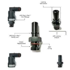 UPR Products 2011-2023 Mustang / F150 / Explorer / Hellcat Plug N Play Non-Adjustable Hi-Flo PCV Valve