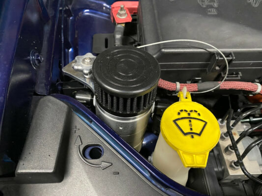 UPR Products 2015-2024 Dodge Pro-Series 5050 Catch Can w/built in One Way Breather For Hellcat 6.2 Hemi Engines (15-Up)