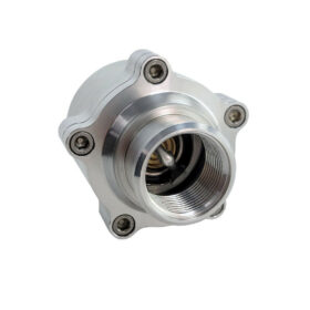 UPR Products Billet Inline Thermostat Housing & Bypass Sensor Port Fits 1.5" Hose - Image 4