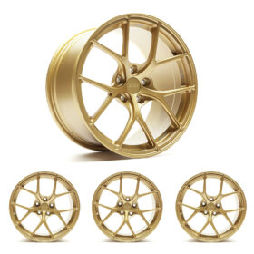 COBB Titan7 T-S5 COBB Edition 18" x 9.5" Cyber Gold Wheels - Set of 4