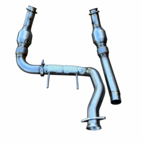 SPD Performance 2015-2024 Ford F-150 Coyote 5.0L Raptor 304SS Catted Downpipes - Image 1