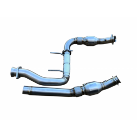 SPD Performance 2015-2024 Ford F-150 Coyote 5.0L Raptor 304SS Catted Downpipes - Image 3