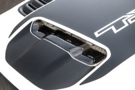 EOS 2019-2024 Ram 1500 TRX Carbon Fiber Front Air Intake Scoop - Image 2