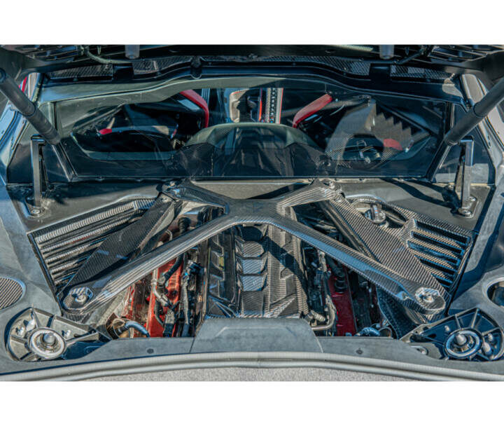 EOS 2020-2024 Chevrolet Corvette C8 Coupe / Z06 Models Carbon Fiber X-Brace