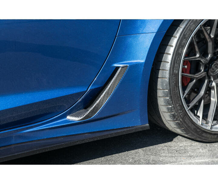 EOS 2014-2019 Chevrolet Corvette C7 Z06 Carbon Fiber Side Panel Scoop Vent Covers