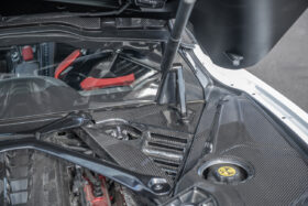 EOS 2020-2024 Chevrolet Corvette C8 Carbon Fiber Engine Bay Corner Vent Cover - Image 2