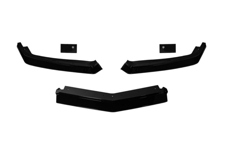 EOS 2020-2024 Chevrolet Corvette C8 Stingray "Z06 Style" Front Splitter Lip and Side Skirts - Carbon Flash - Image 6