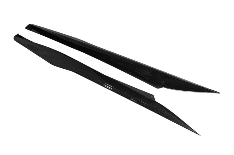 EOS 2020-2024 Chevrolet Corvette C8 Stingray "Z06 Style" Front Splitter Lip and Side Skirts - Carbon Flash - Image 4