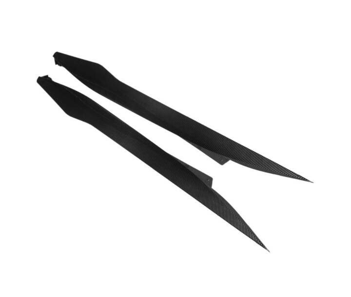 EOS 2020-2024 Chevrolet Corvette C8 Stingray Hydro-Dipped Carbon Fiber Side Skirt Rocker Panels