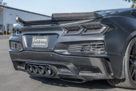 EOS 2023-2024 Chevrolet Corvette C8 Z06 Carbon Fiber Rear Wickerbill Extension Winglets - Image 1