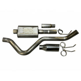 SPD Performance 2015-2020 Ford F-150 2.7L / 3.5L / 5.0L GX Series Stainless Single 3.0IN Exit Cat-Back Exhaust - Image 1