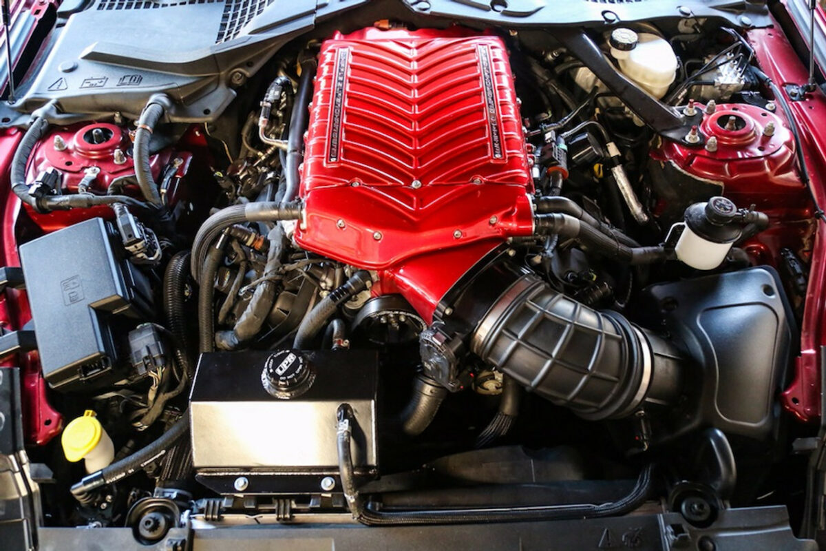 UPR Products 2018-2022 Ford Mustang GT Single Valve Whipple / VMP ODIN Oil Catch Can with CSS Plug N Play