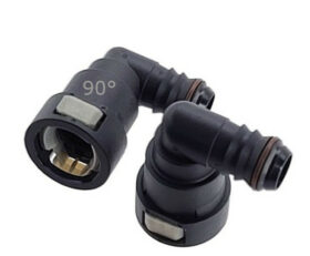 UPR Products Plug N Play PCV Snap Fitting 90* Angle for Oil Catch Can 3/8 1/2 5/8 - Image 1