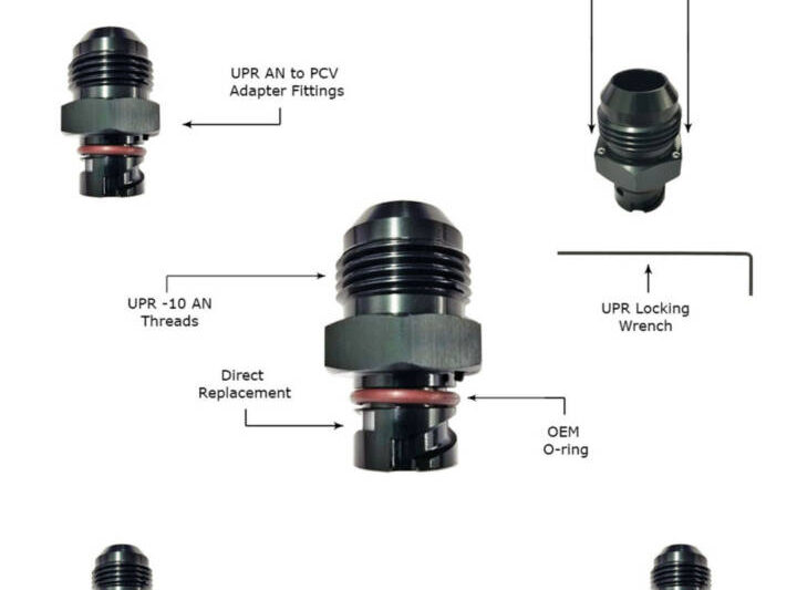 UPR Products 2011-2017 Ford Mustang / F-150 Plug N Play Billet Valve Cover Fitting