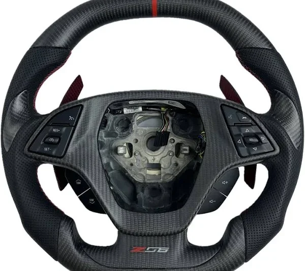FFP 2015-2019 Chevrolet Corvette C7 Z06/Z07 Carbon Fiber Steering Wheel