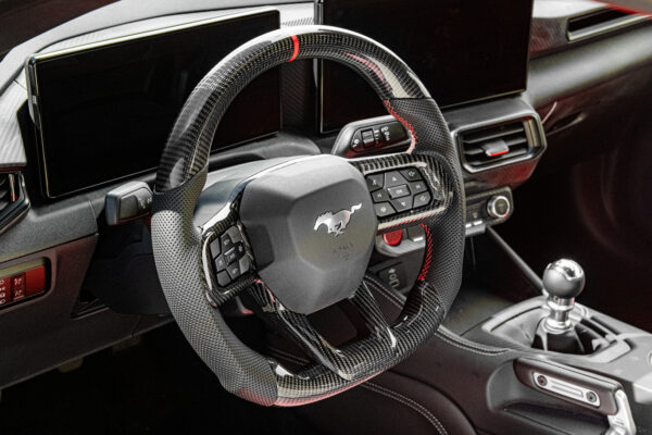FFP 2024-2026 Ford Mustang Carbon Fiber Steering Wheel - Bespoke