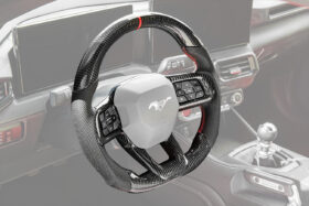 FFP 2024 Ford Mustang Carbon Fiber Steering Wheel - Bespoke - Image 1