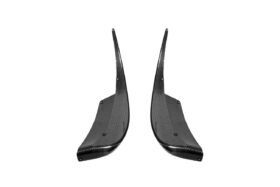 EOS 2005-2013 Chevrolet Corvette C6 Base Carbon Fiber Rear Splash Guards Mud Flaps - Image 1