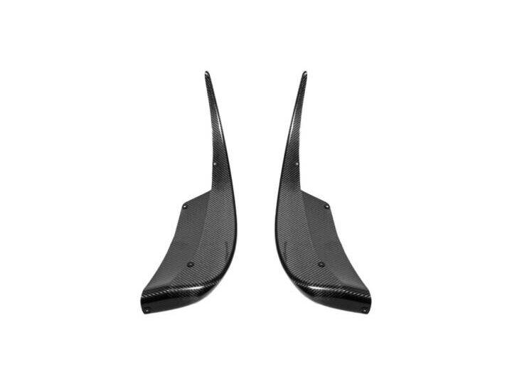 EOS 2005-2013 Chevrolet Corvette C6 Base Carbon Fiber Rear Splash Guards Mud Flaps